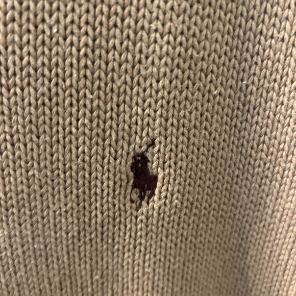 POLO RALPH LAUREN khaki vest 100% cotton vee neck size 3XLT - Picture 3 of 6